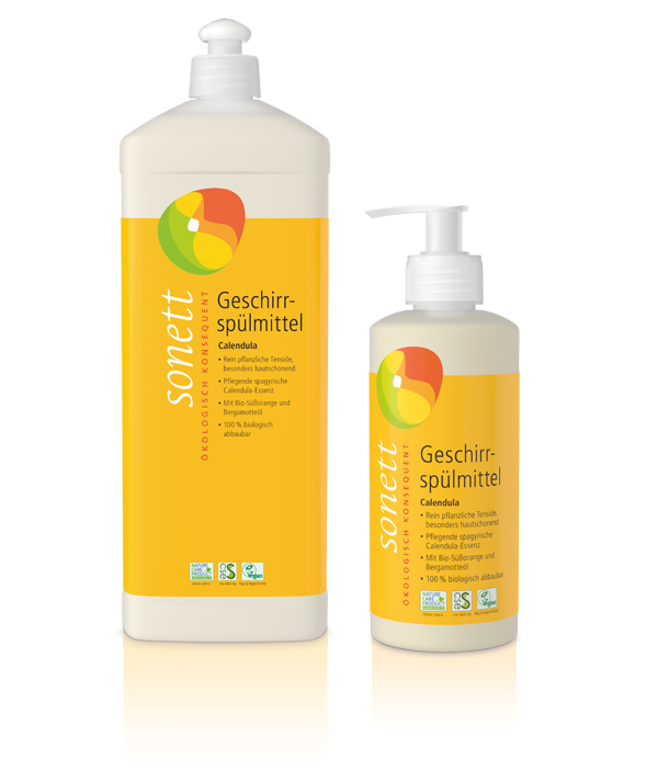 Bio Geschirrspülmittel Calendula , Sonett