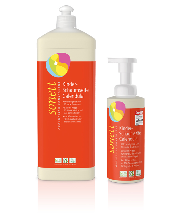 Bio Kinder Schaumseife, Calendula  Sonett