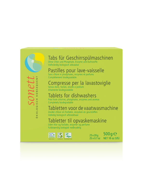 Tabs für Geschirrspülmaschinen, Sonett