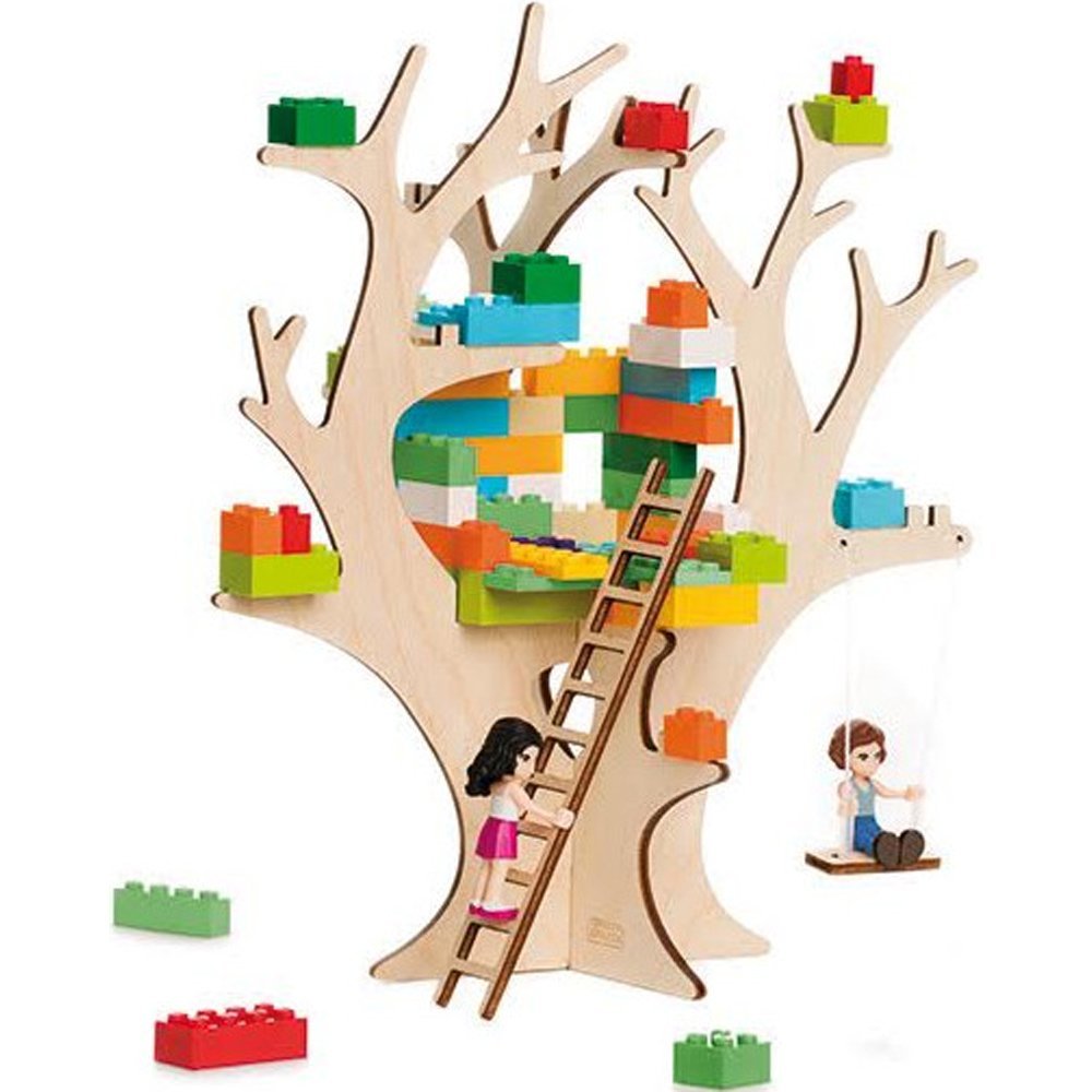 Brikkon Treehouse Design - Holzbaumhaus - Bricks kompatibel