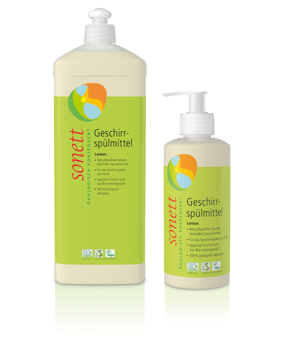 Bio Geschirrspülmittel Lemon, Sonett